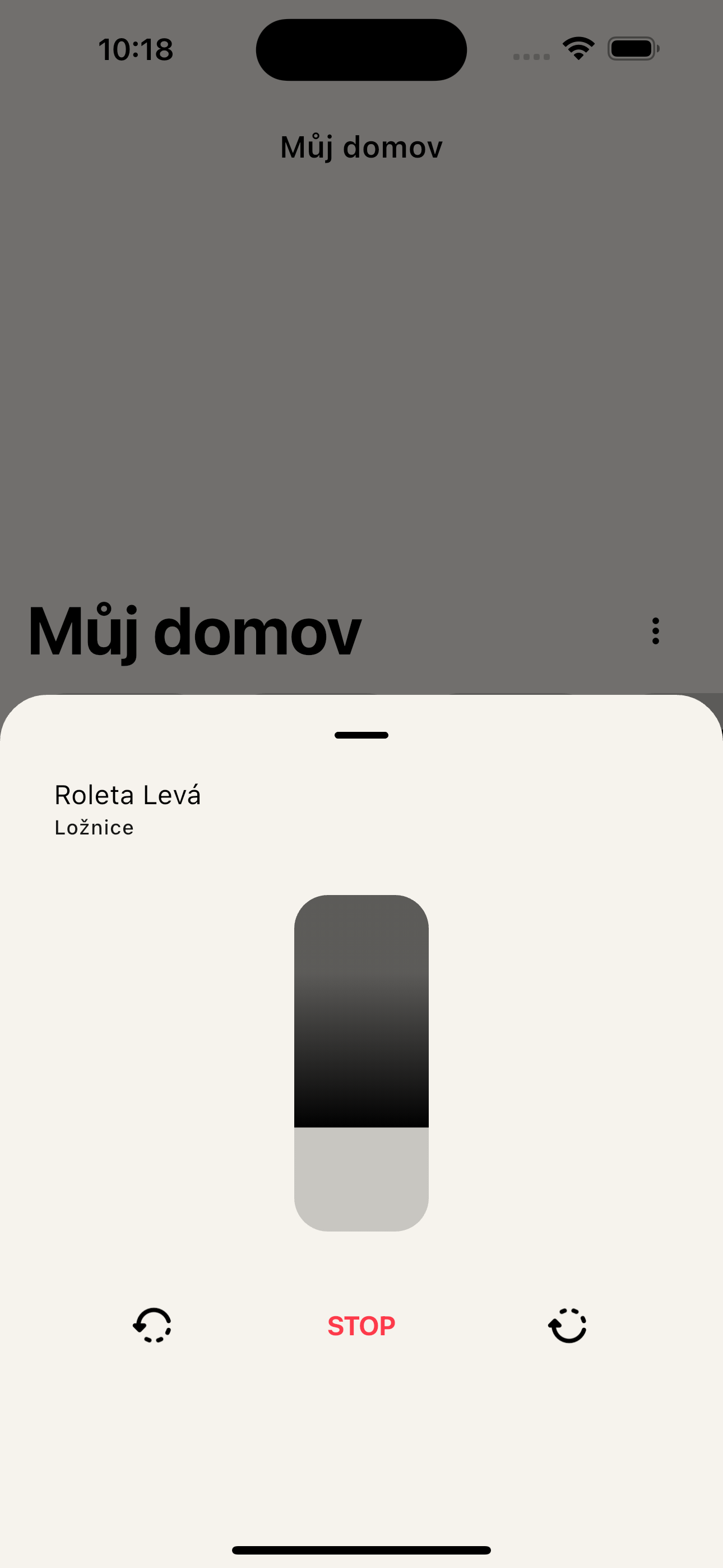 Domov pod palcem – ovládání žaluzií